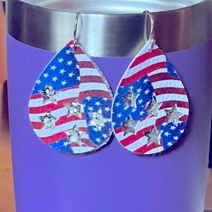 Patriotic Drop Earrings